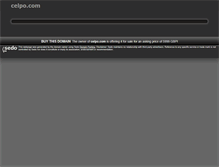 Tablet Screenshot of celpo.com